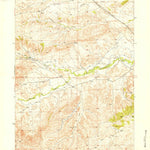 United States Geological Survey Spring Creek, WY (1950, 24000-Scale) digital map