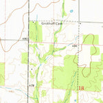 United States Geological Survey Spring Garden, IL (1974, 24000-Scale) digital map