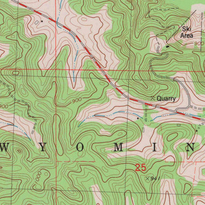 United States Geological Survey Spring Green, WI (1983, 24000-Scale) digital map