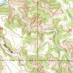 United States Geological Survey Spring Gulch, MT (1967, 24000-Scale) digital map