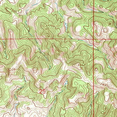United States Geological Survey Spring Gulch, MT (1967, 24000-Scale) digital map