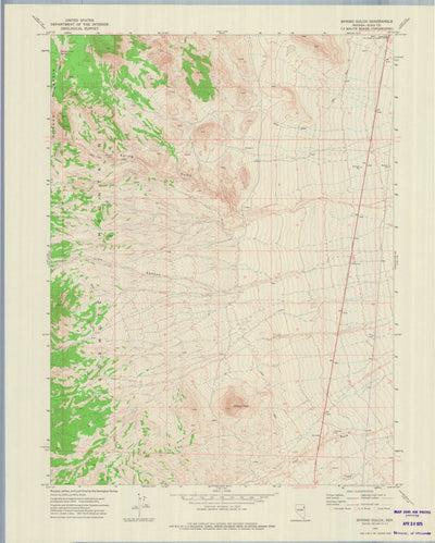 United States Geological Survey Spring Gulch, NV (1972, 24000-Scale) digital map