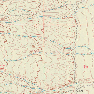United States Geological Survey Spring Gulch, NV (1972, 24000-Scale) digital map