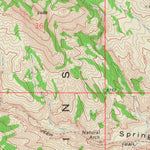 United States Geological Survey Spring Gulch, NV (1972, 24000-Scale) digital map