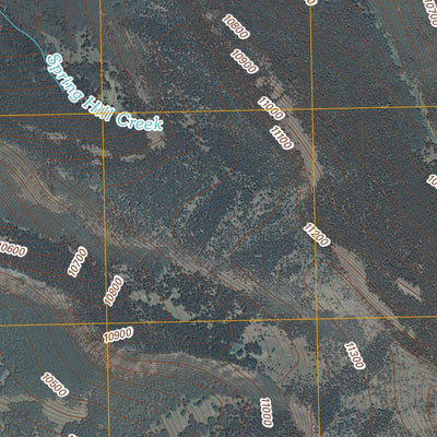United States Geological Survey Spring Hill Creek, CO (2011, 24000-Scale) digital map
