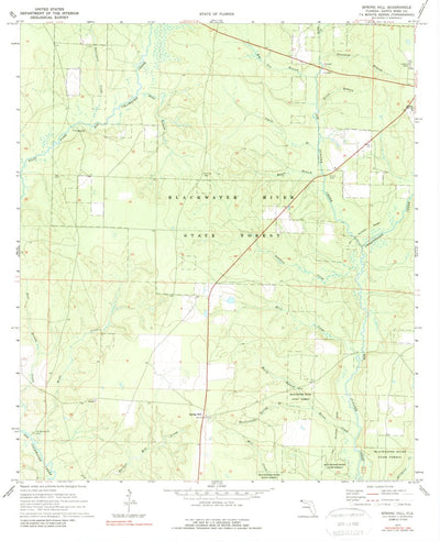 United States Geological Survey Spring Hill, FL (1973, 24000-Scale) digital map
