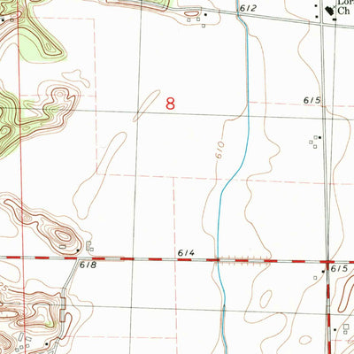 United States Geological Survey Spring Hill, IL (1982, 24000-Scale) digital map