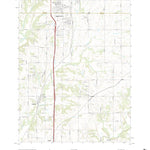 United States Geological Survey Spring Hill, KS (2022, 24000-Scale) digital map