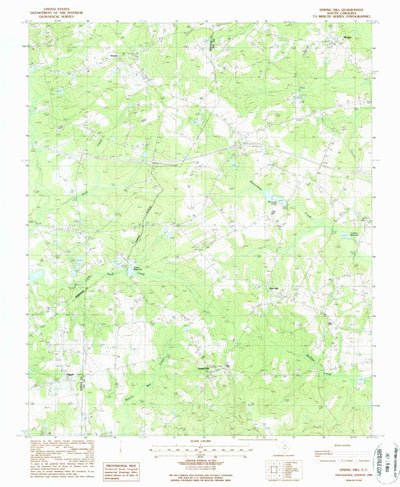 United States Geological Survey Spring Hill, SC (1988, 24000-Scale) digital map