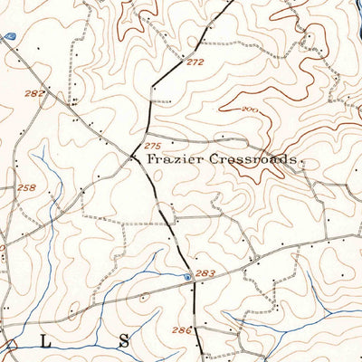 United States Geological Survey Spring Hope, NC (1902, 62500-Scale) digital map