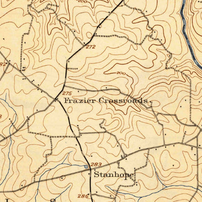 United States Geological Survey Spring Hope, NC (1904, 62500-Scale) digital map