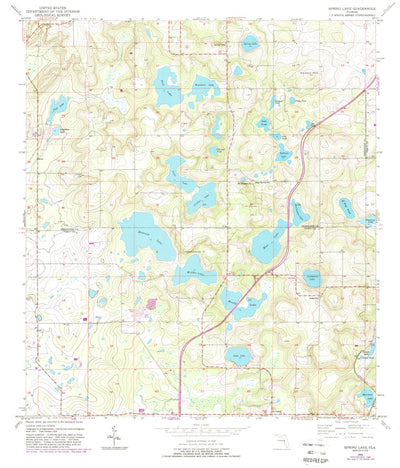 United States Geological Survey Spring Lake, FL (1954, 24000-Scale) digital map