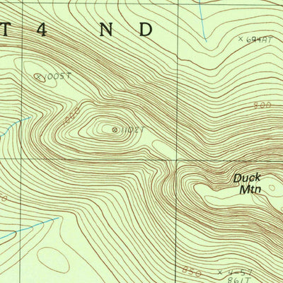 United States Geological Survey Spring Lake, ME (1987, 24000-Scale) digital map