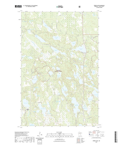 United States Geological Survey Spring Lake, MN (2022, 24000-Scale) digital map