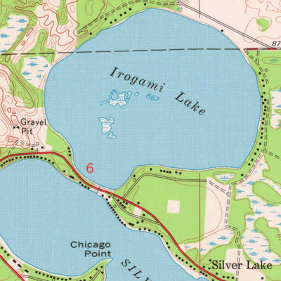 United States Geological Survey Spring Lake, WI (1961, 24000-Scale) digital map