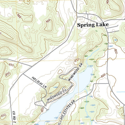 United States Geological Survey Spring Lake, WI (2022, 24000-Scale) digital map
