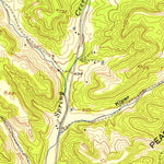 United States Geological Survey Spring Lick, KY (1954, 24000-Scale) digital map