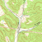 United States Geological Survey Spring Lick, KY (1971, 24000-Scale) digital map