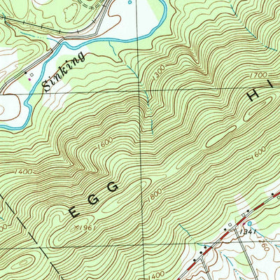 United States Geological Survey Spring Mills, PA (1998, 24000-Scale) digital map