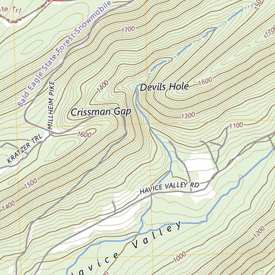 United States Geological Survey Spring Mills, PA (2023, 24000-Scale) digital map