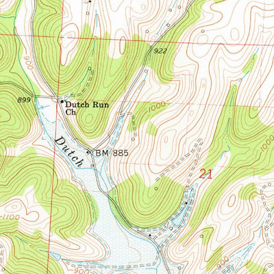 United States Geological Survey Spring Mountain, OH (1962, 24000-Scale) digital map