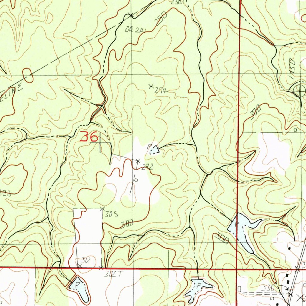 Spring Ridge, LA (1982, 24000-Scale) Map by United States Geological ...