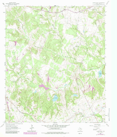 United States Geological Survey Spring Seat, TX (1964, 24000-Scale) digital map