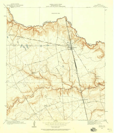United States Geological Survey Spring, TX (1916, 24000-Scale) digital map