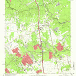 United States Geological Survey Spring, TX (1982, 24000-Scale) digital map