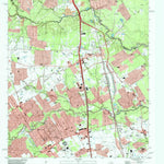United States Geological Survey Spring, TX (1995, 24000-Scale) digital map