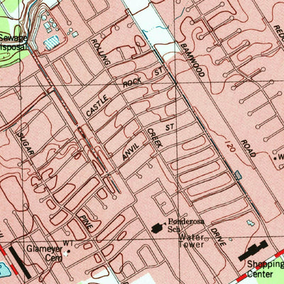 United States Geological Survey Spring, TX (1995, 24000-Scale) digital map