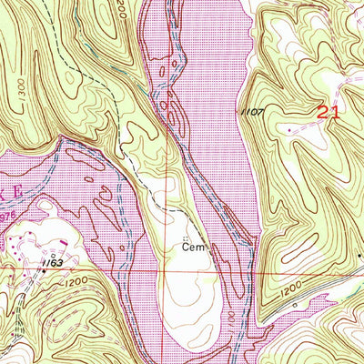 United States Geological Survey Spring Valley, AR (1958, 24000-Scale) digital map