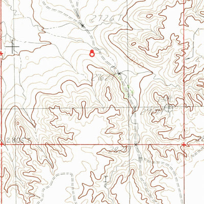 United States Geological Survey Spring Valley East, MT (1983, 24000-Scale) digital map