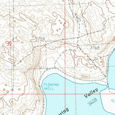 United States Geological Survey Spring Valley, NE (1985, 24000-Scale) digital map