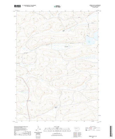 United States Geological Survey Spring Valley, NE (2021, 24000-Scale) digital map