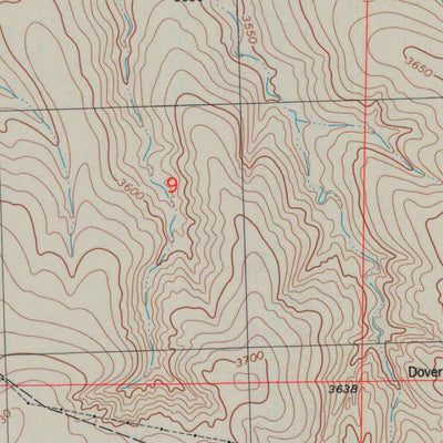 United States Geological Survey Spring Valley Ranch, KS (1979, 24000-Scale) digital map