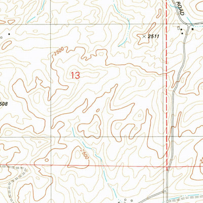 United States Geological Survey Spring Valley, WA (1980, 24000-Scale) digital map