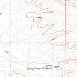 United States Geological Survey Spring Water Canyon, AZ (1981, 24000-Scale) digital map