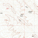 United States Geological Survey Spring Water Canyon, AZ (1981, 24000-Scale) digital map