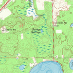 United States Geological Survey Springbrook, WI (1971, 24000-Scale) digital map