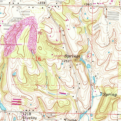 United States Geological Survey Springdale, AR (1970, 24000-Scale) digital map