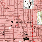 United States Geological Survey Springdale, AR (1994, 24000-Scale) digital map