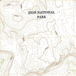 United States Geological Survey Springdale East, UT (2020, 24000-Scale) digital map