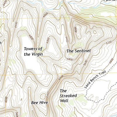 United States Geological Survey Springdale East, UT (2020, 24000-Scale) digital map