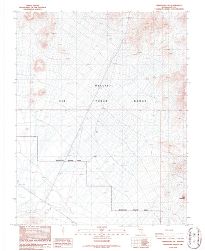 United States Geological Survey Springdale NE, NV (1986, 24000-Scale) digital map