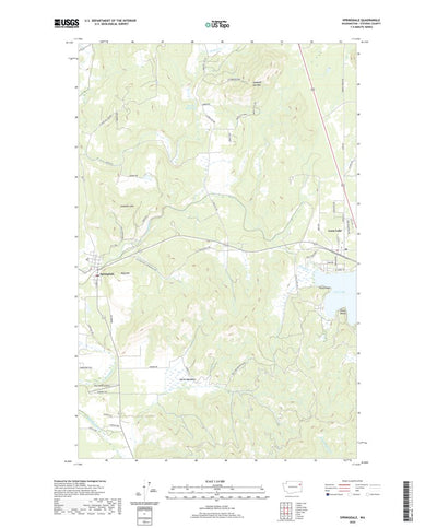 United States Geological Survey Springdale, WA (2020, 24000-Scale) digital map
