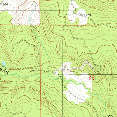 United States Geological Survey Springer Mountain, OR (1979, 24000-Scale) digital map