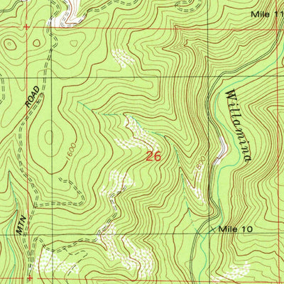 United States Geological Survey Springer Mountain, OR (1979, 24000-Scale) digital map