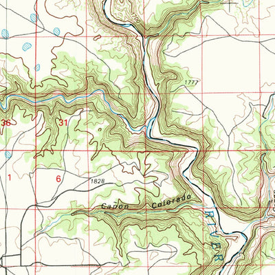 United States Geological Survey Springer, NM (1981, 100000-Scale) digital map