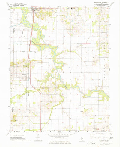 United States Geological Survey Springerton, IL (1974, 24000-Scale) digital map